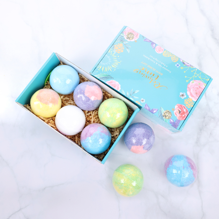 Private Label Valentines Bath Bomb Natural Organic Vegan Bubble Fizzy Luxury Bath Bombs Set