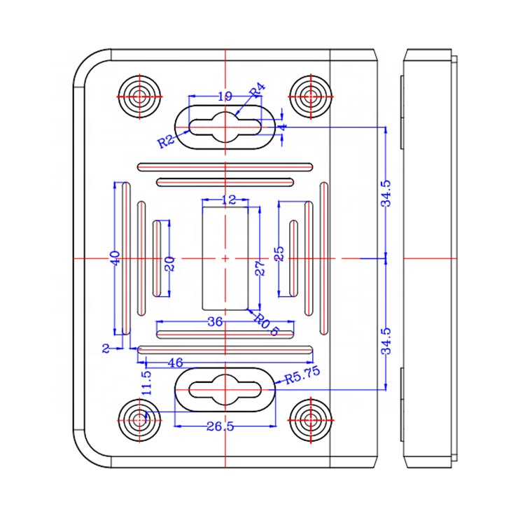 OEM Customozed ABS впрыска Электронный беспроводной wifi маршрутизатор случае сети пластиковый корпус переключателя