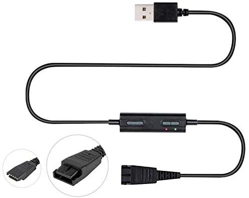 USB-штекер U10 для наушников Jabra GN с регулировкой громкости и микрофоном