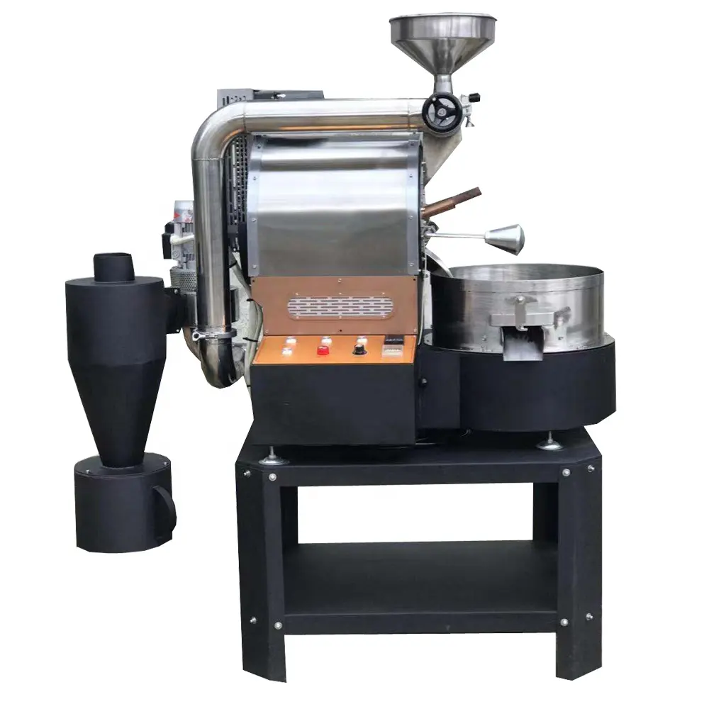 Coffee bean roasting machine for coffee shop use