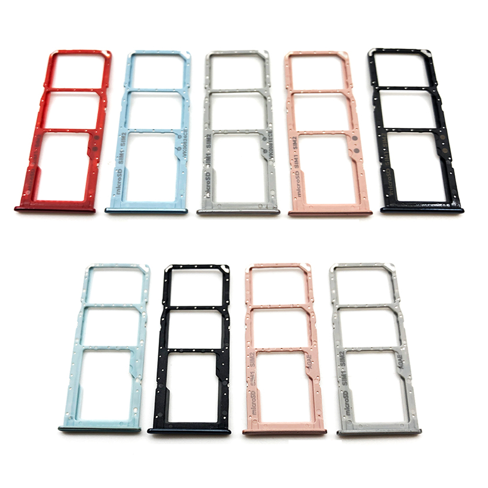 Sim Card For Samsung Galaxy A12 A31 A51 A71 Dual Sim Card Micro SD Holder Nano Sim Card Tray Slot Replacement Part