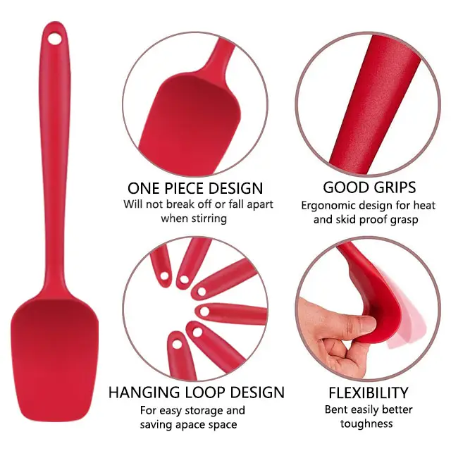 Best Selling Non-Stick Kitchen Silicone Spatula Set 10 Pieces Of Kitchen Tools On Amazon