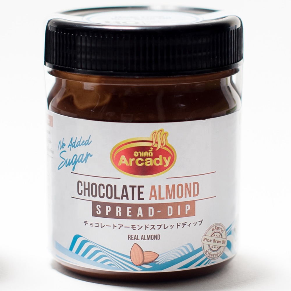 Best Quality Best Price Made from Thailand Jam Chocolate Almond Spread Halal and BRC Certified