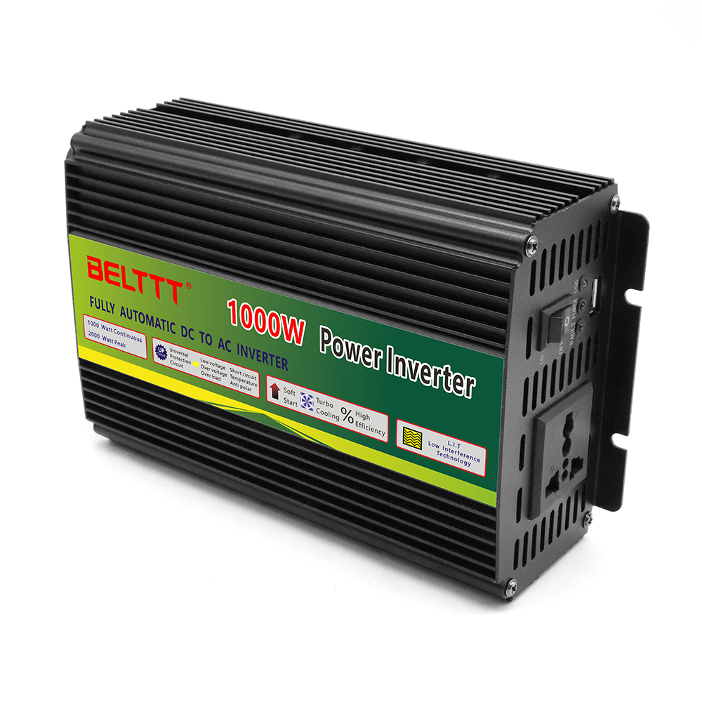 12vdc 24vdc до 220vac 1000w синусоидальный инвертор для домашнего использования