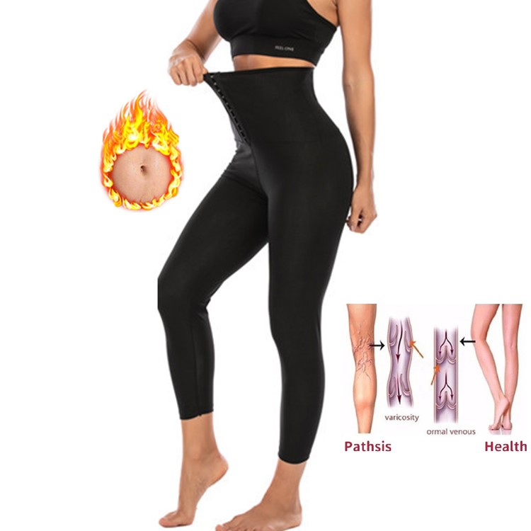 Women High Waist Pants Yoga Leggings Corset Abdomen Hip Enhancer Elastic Abdomen Fitness High Waist Pants