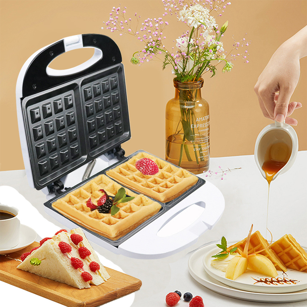 110V mini waffle maker home cake maker breakfast maker toaster electric baking pan