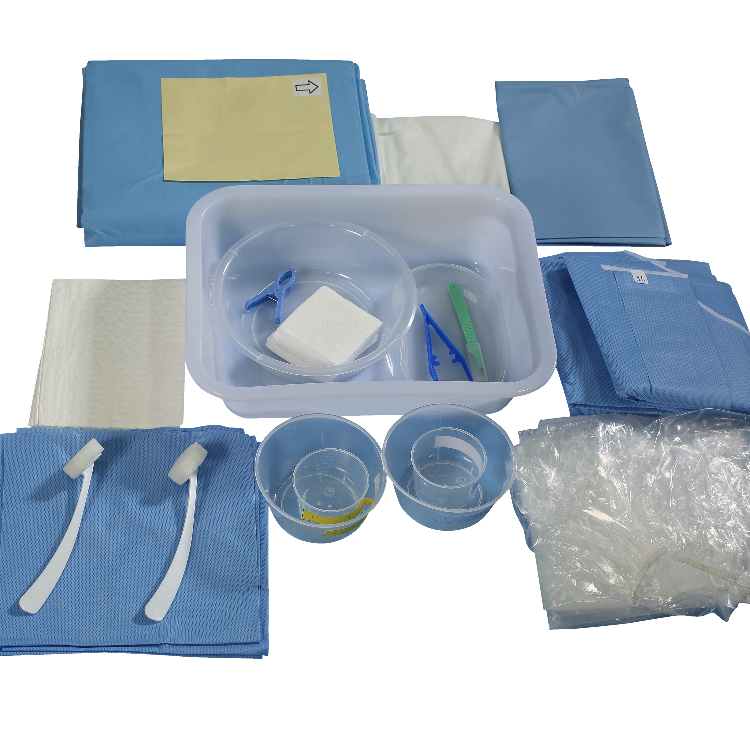 Raysen Disposable Customized Craniotomy surgical drape pack