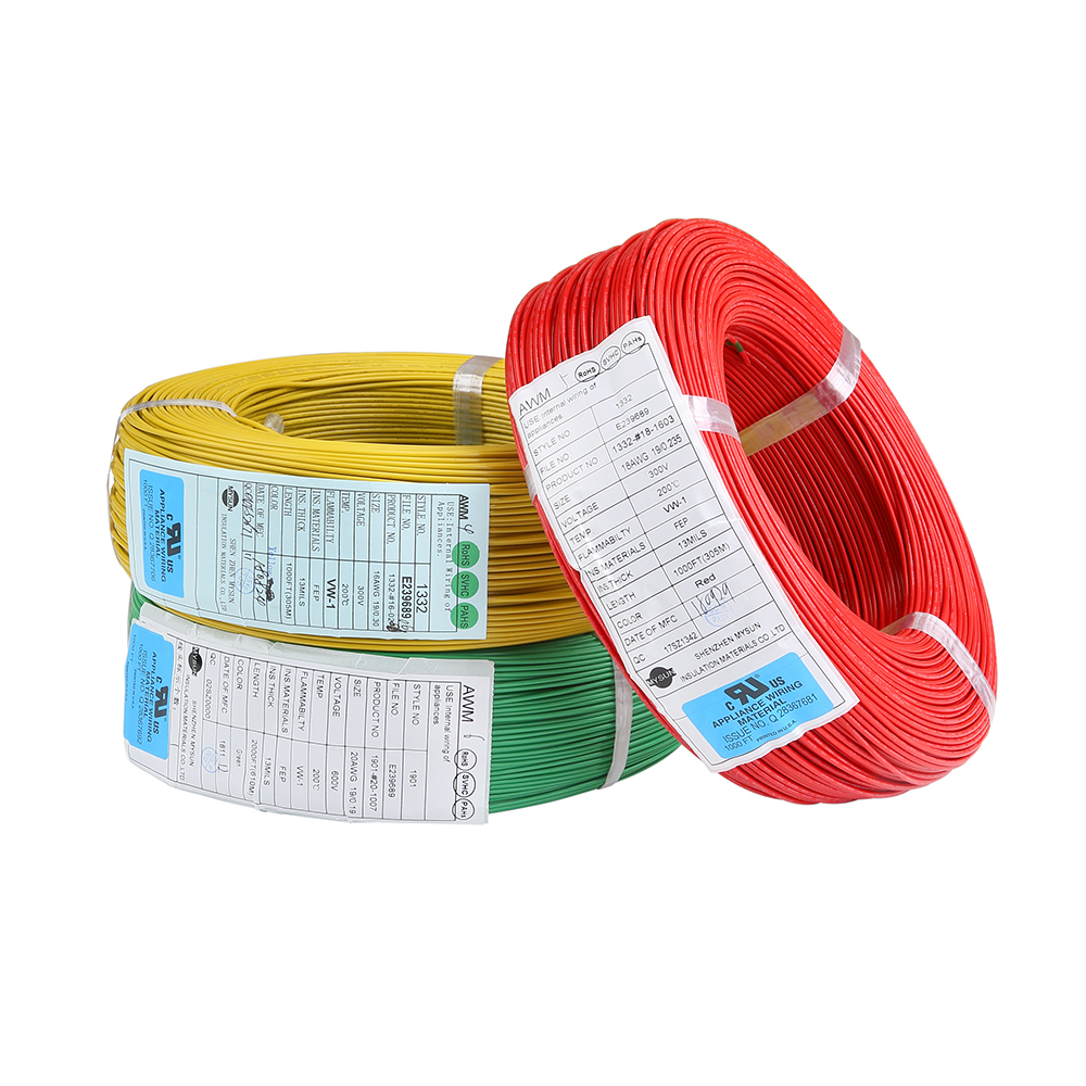 Электрические Провода кабели 20 awg гибкие UL758 провода fep кабель для фары одножильный медный Электрический провод