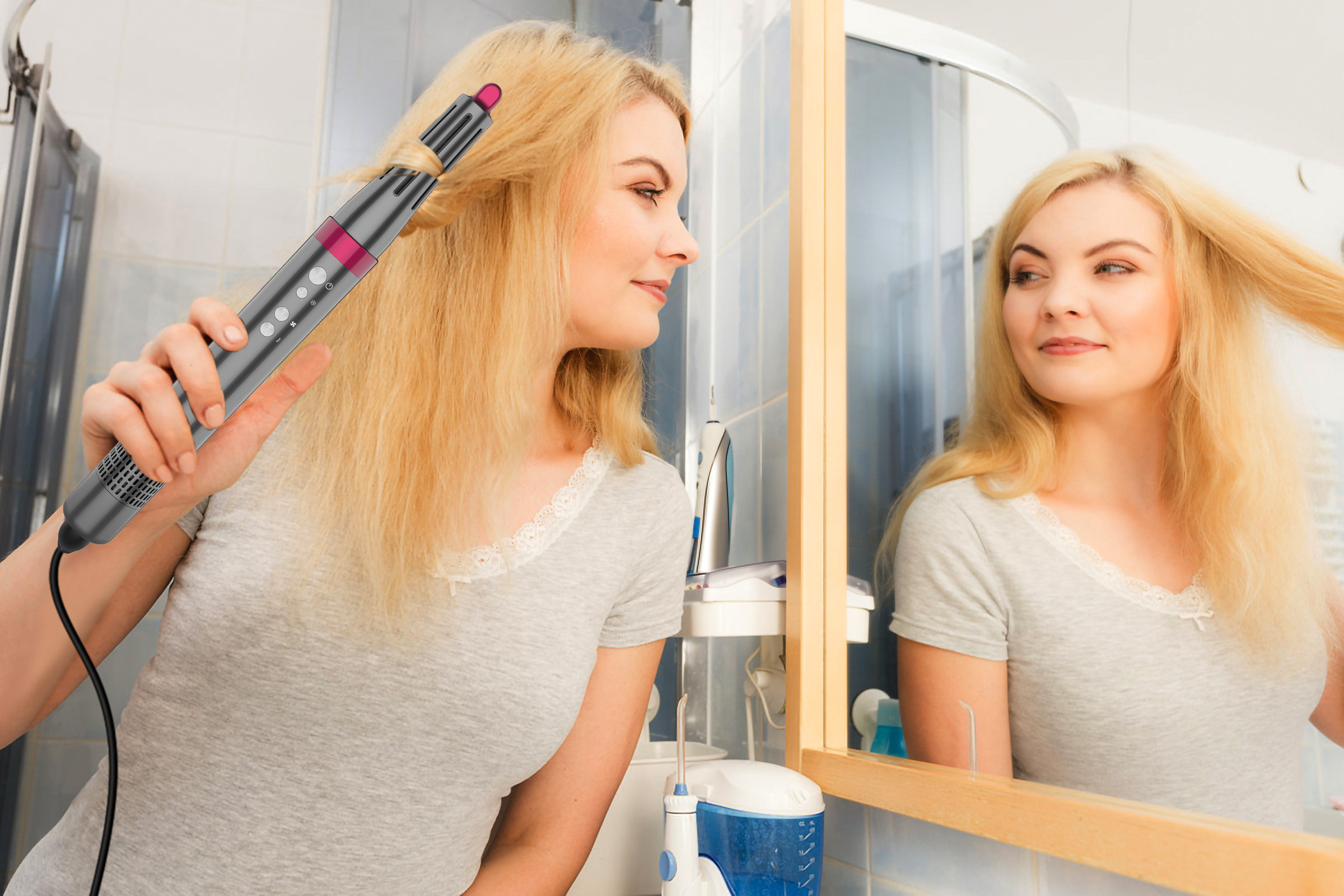 Air Beauty Muti-Function Cold And Hot Air Negative Ion Hair Dryer And Styler