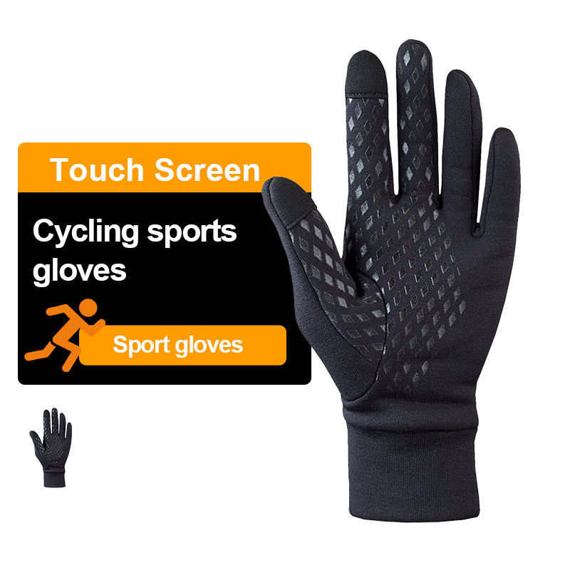 HSD In Stock 7 Days Touch screen winter gloves for men and women sport custom gloves logo Thermal Cold Weather Running Gloves