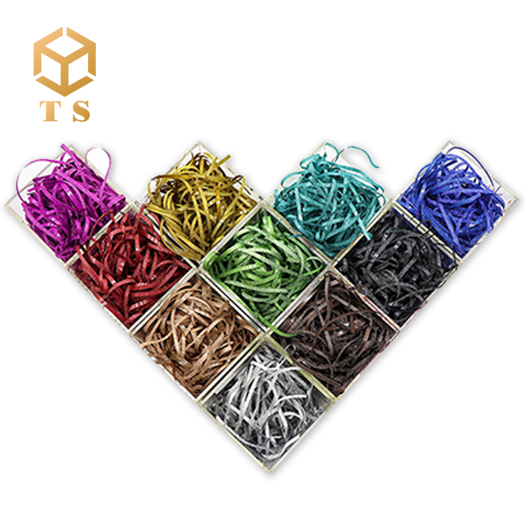 Shred Подарочная коробка розовое золото наполнитель шелковое наполнение измельченная разные цвета измельченная бумага