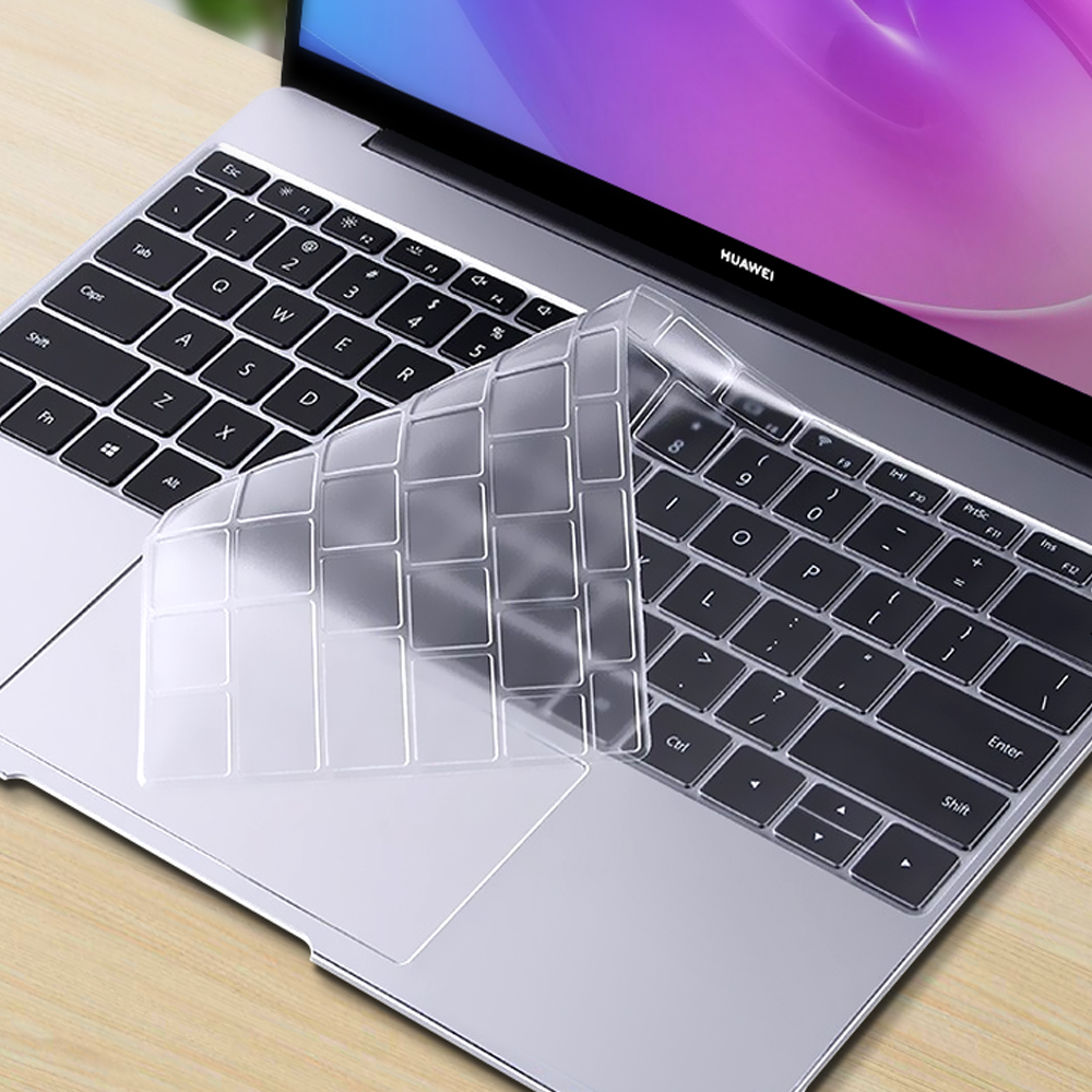 Factory ex-stock waterproof transparent protective film for Apple Macbook 11 12 13 14 15 16 clear silicone TPU keyboard cover