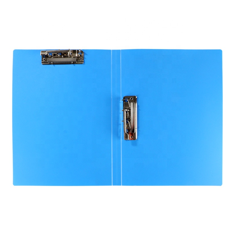 Factory Wholesale A4 Size Pp Plastic Hard Cover Document File Folder School Pp Spring File Folder