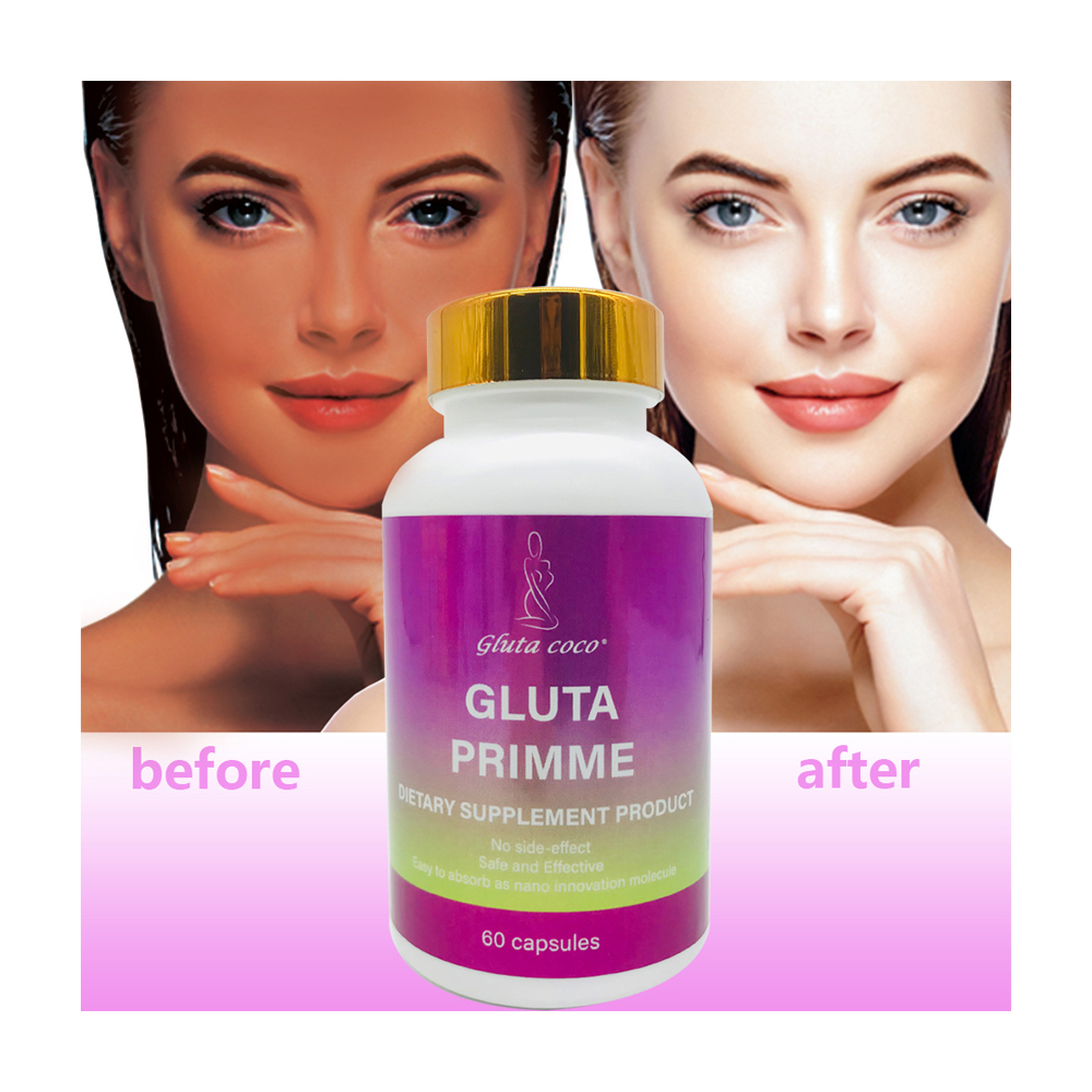 Whitening Supplement Glutathion Pills Vitamin C Capsules Gluta White Skin Glow Pills