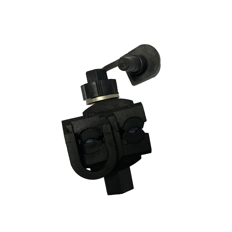 Electrical power fitting insulating piercing connector