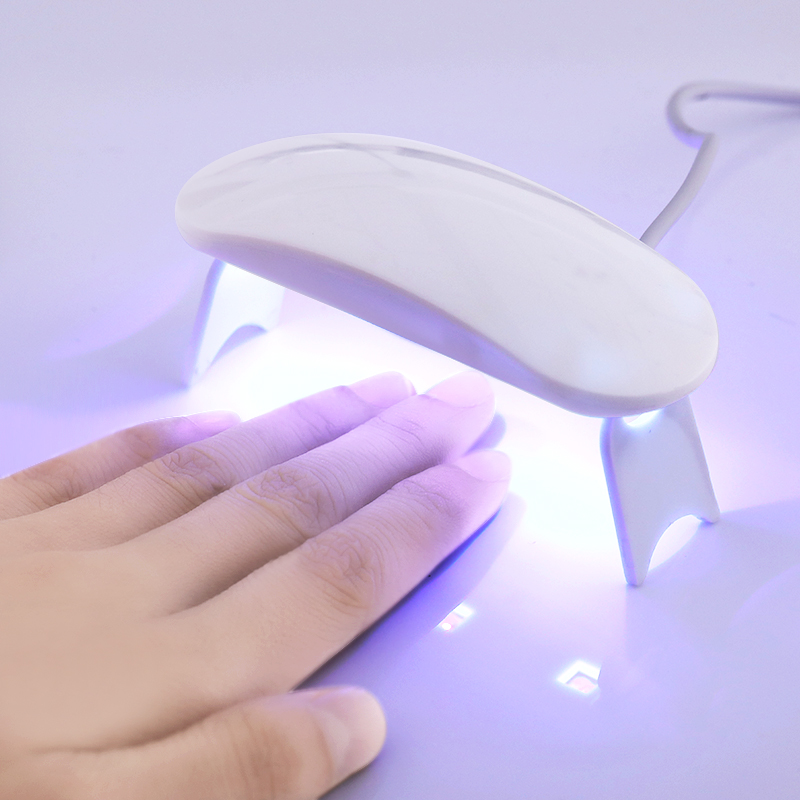 Лампа УФ/LED для сушки гель-лака для ногтей, 6 Вт