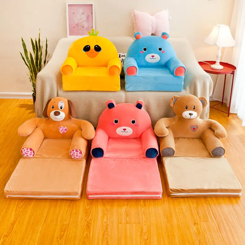 2021 good design Cute animal Model kids couches sofa kids little sofa beautiful sofa for kids for Preschool Children