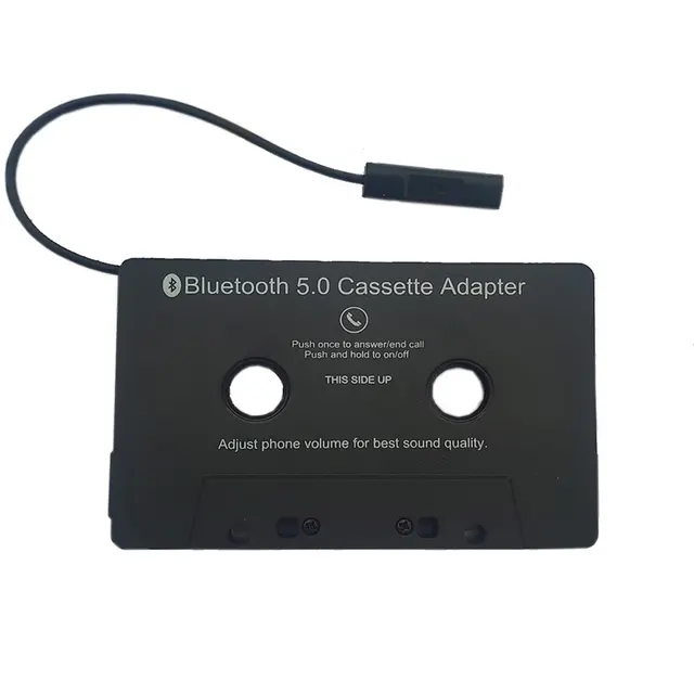 Bluetooth 5.0 Cassette Adapter Car Tape Audio Cassette For Aux Stereo Music Adapter Cassette With Mic