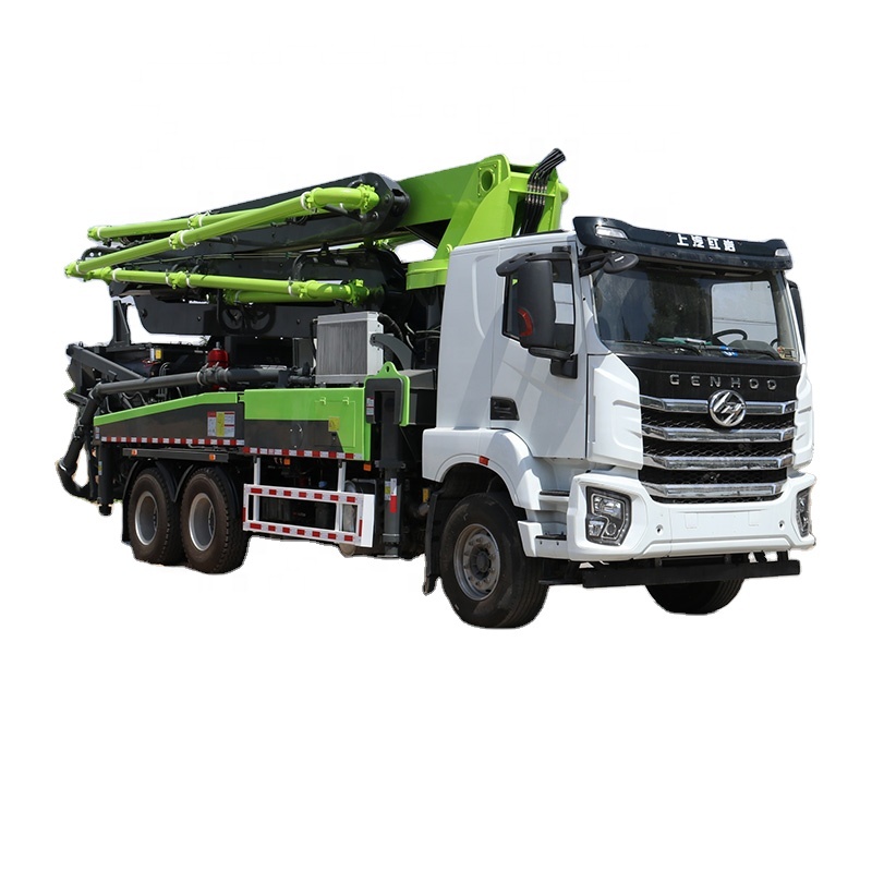 Concrete mounted boom pump truck HOWO/ISUZU chassis 37m  pump truck low price and high quality for sale