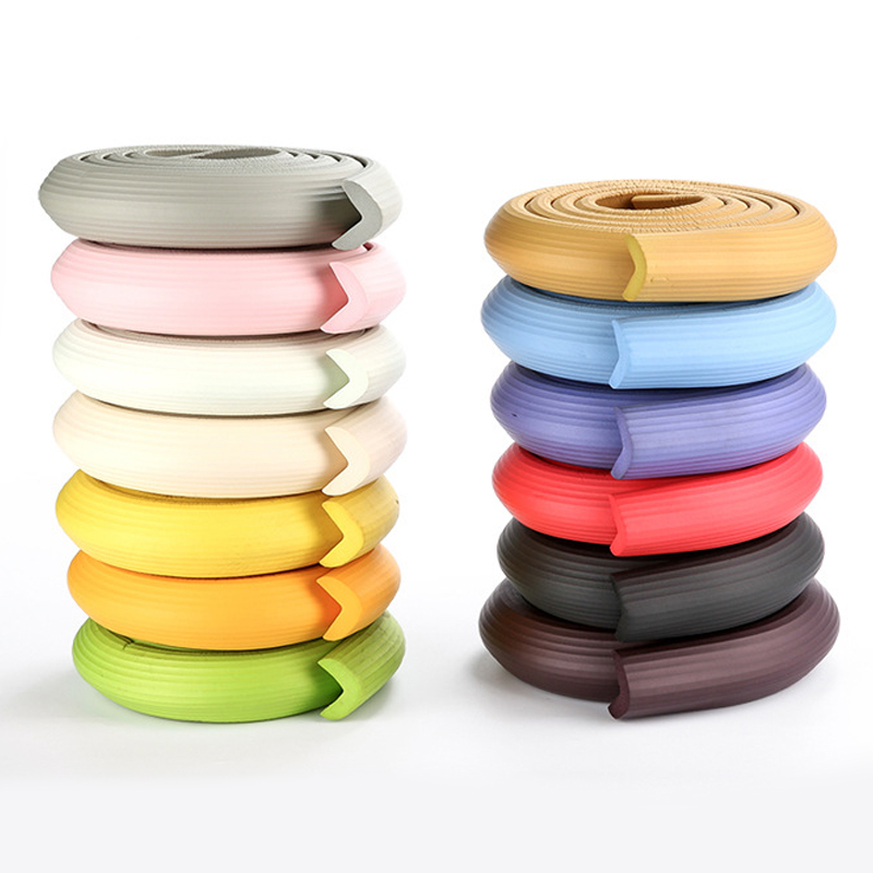 Multifunctional Edge and Corner Guard Coverage Baby Safety Bumper Thickened stripe protection strip 2 meters