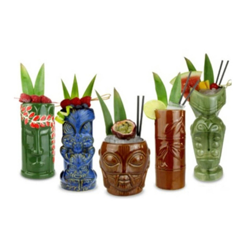 OXGIFT, оптовая продажа, гавайская керамическая чашка tiki, Коктейльная чашка