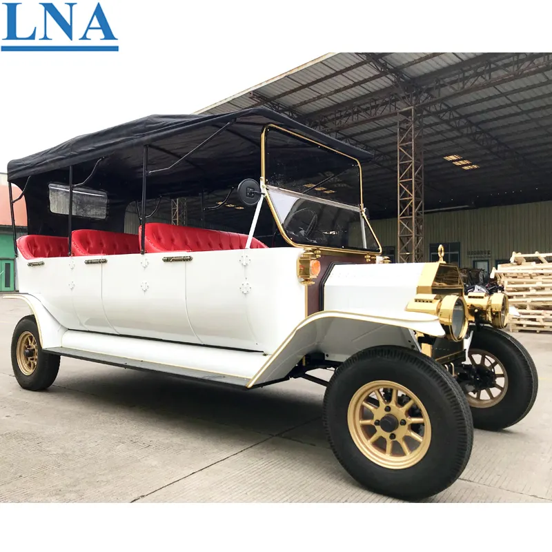 LNA chinese 8 seater 5000W power sightseeing classic car with doors