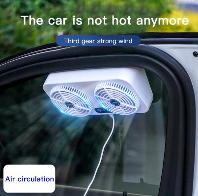 2021 Good Price High Quality Car Blower Solar Powered Car Air Ventilation Cooler Fan