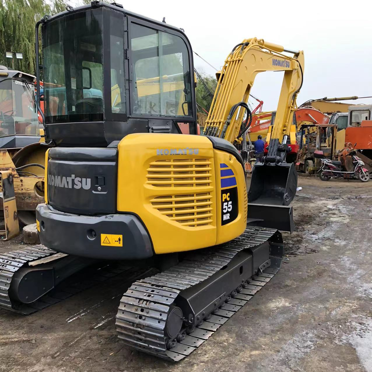 Б/у экскаватор komatsu pc55mr, 5 тонн, маленький мини-экскаватор, цены на продажу