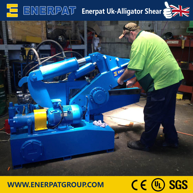 Fully automatic aluminum pipe alligator shearing machine/scissor