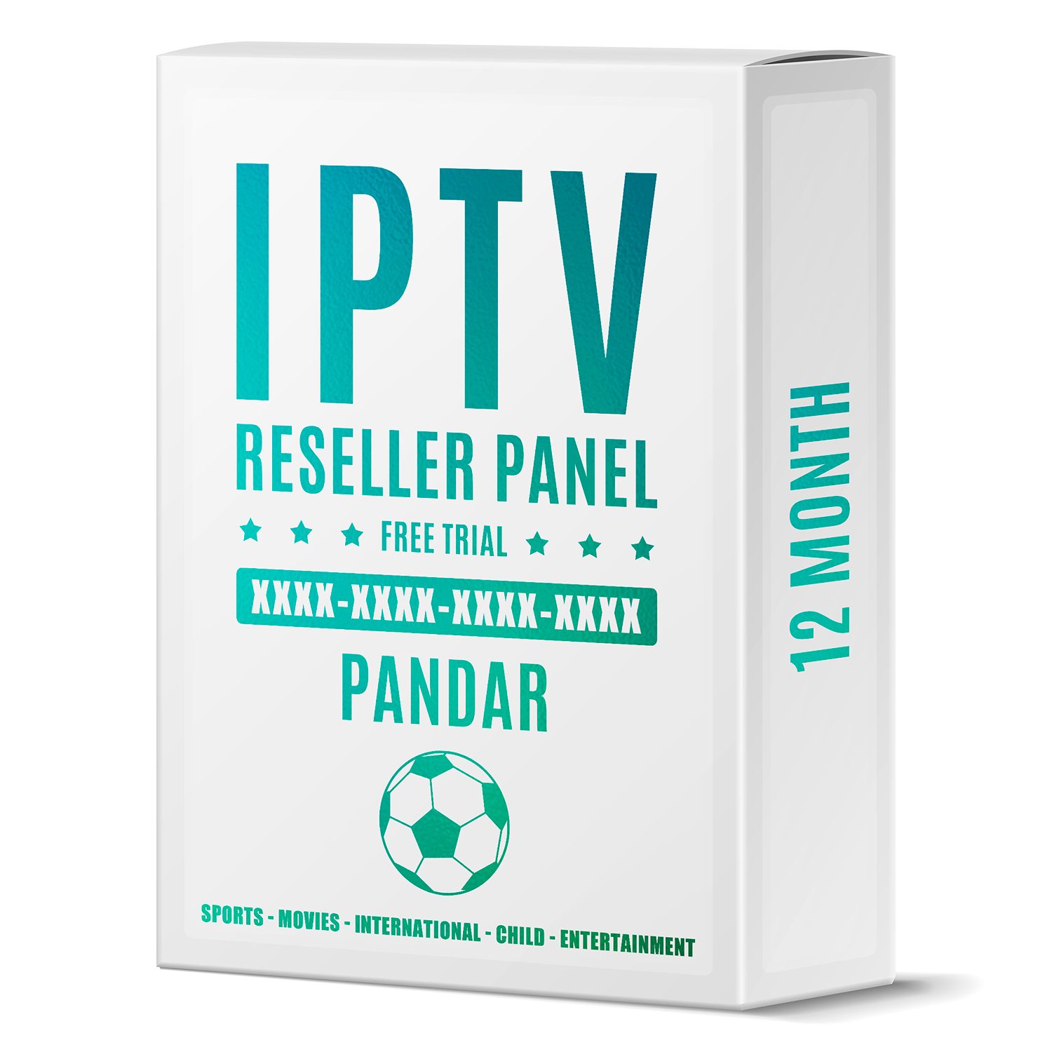 2021 мировой IPTV код Бесплатная пробная версия Pandar телеприставка реселлер панель m3u iptv подписка 4k hd Android ТВ коробка 12 месяцев