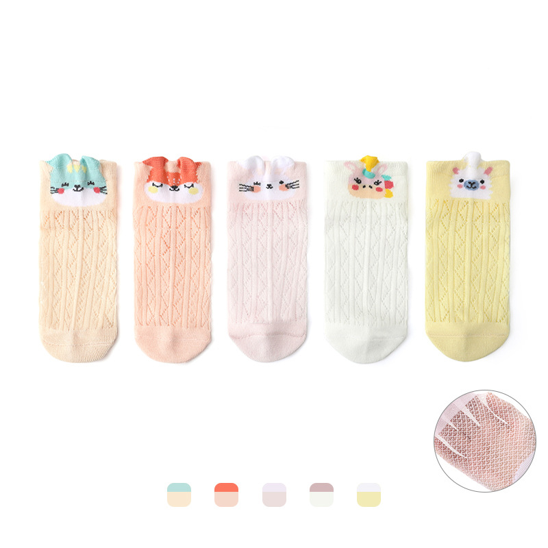 Comlor OEM calcetines bebes Нескользящие милые детские носки на заказ с кружевом детские носки из органического хлопка