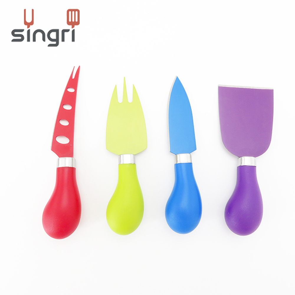 4 шт., Подарочный нож для сыра SINGRI 02P01-802 из нержавеющей стали PP 24,5*17*3,2 см