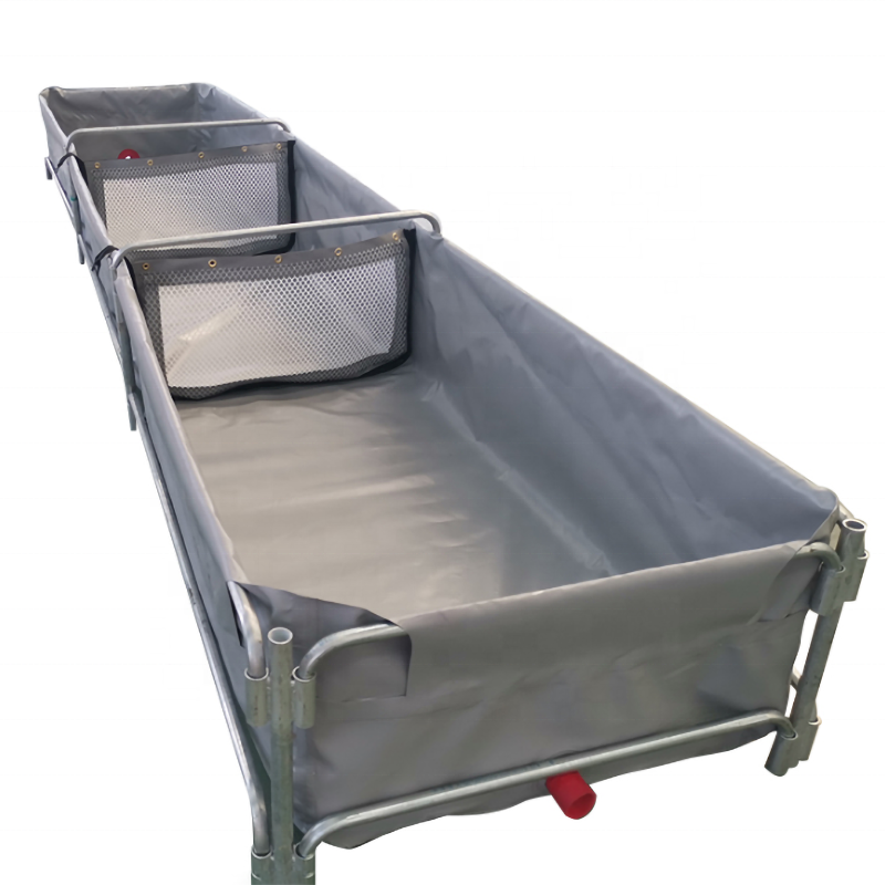 Durable PVC tarpaulin fish tank 4000 liters farming pond pvc canvas fish tank