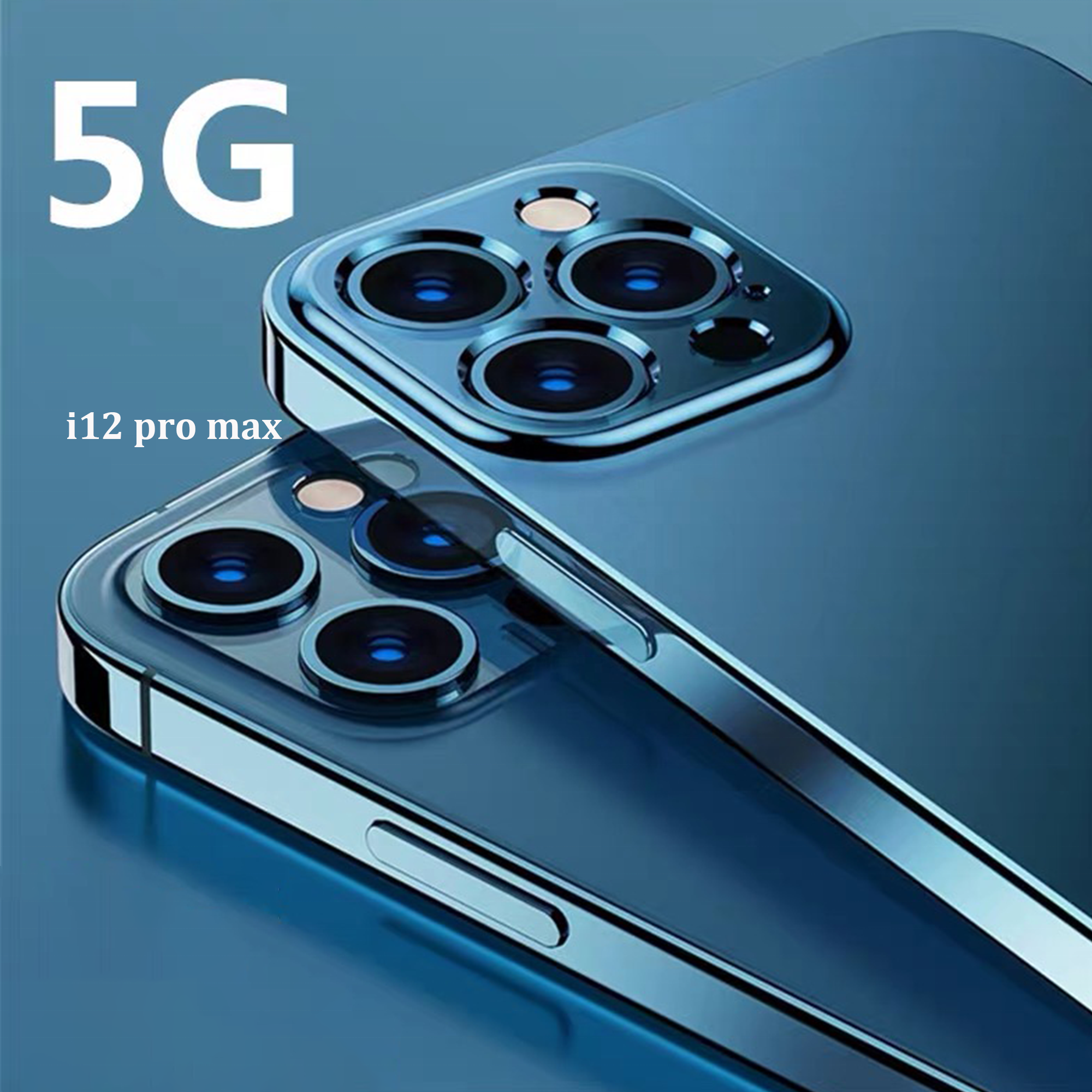 Factory Price i12pro Max Plus 6.7inch Mobile Phone Android10 Face ID Phone12 Pro Max Smartphone Cellphones