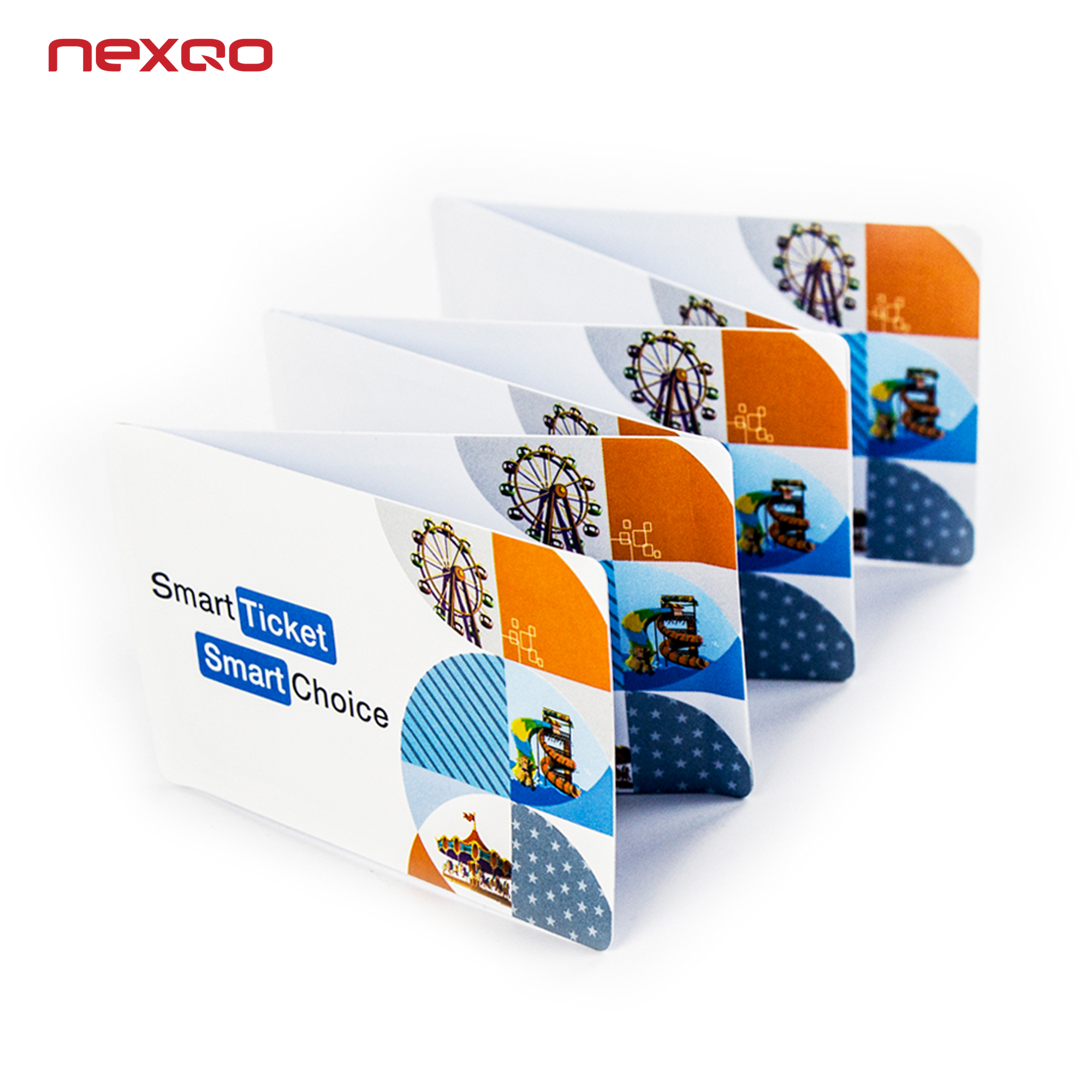 Nexqo fanfold RFID бумага/ПВХ билет со штрих-кодом