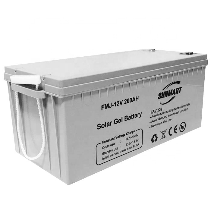 12V200AH Солнечная инверторная батарея 12V200AH гелевая батарея для solr/ветровой системы