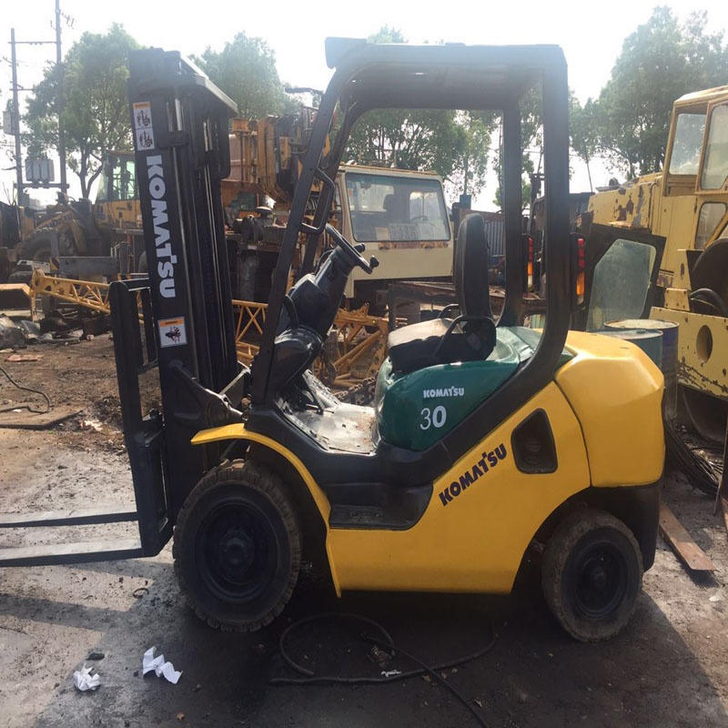 Б/у вилочный погрузчик Komatsu 3 тонны, вилочные погрузчики Komatsu Fd30 в хорошем состоянии, Строительная техника на продажу