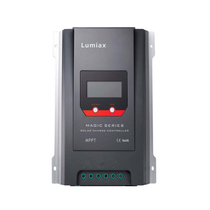 40A 12V 24V solar charge controllers with LCD display for off grid solar power system MPPT