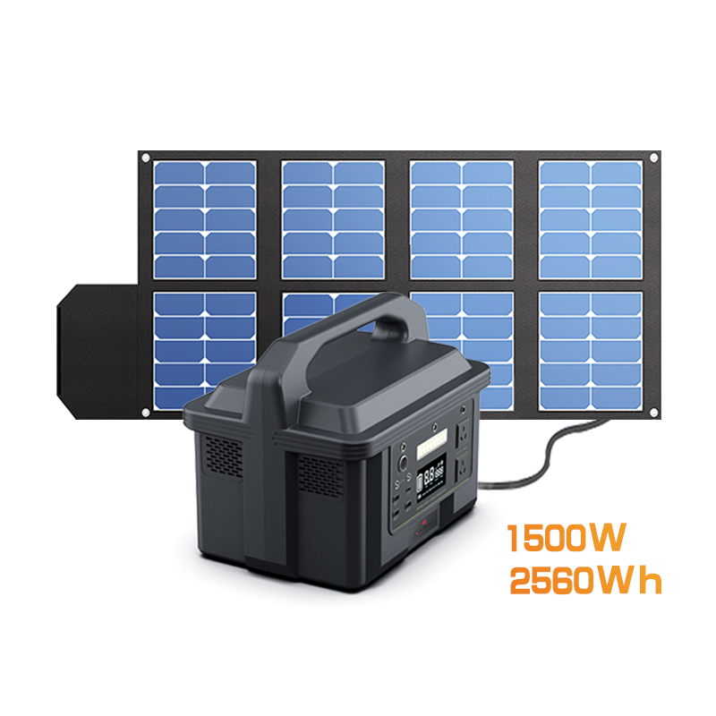 110V 220V 2kWh800000Mah литиевый аккумулятор портативный генератор солнечной энергии 1500W перезаряжаемый аварийный источник питания