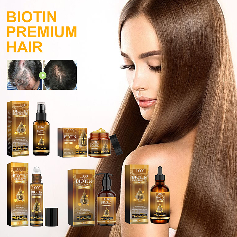 100% Natural Herbal Hair Series Deep Cleansing and Moisturizing Scalp Anti-Hair Loss Fixed Hair Spray Shampoo and Growth Oil
