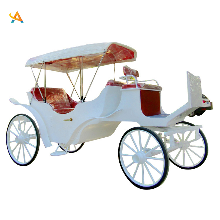 European Style 8 Seats Tourist Sightseeing Cart Shuttle Manpower Golf Cart Antique Classic Old Vintage Car