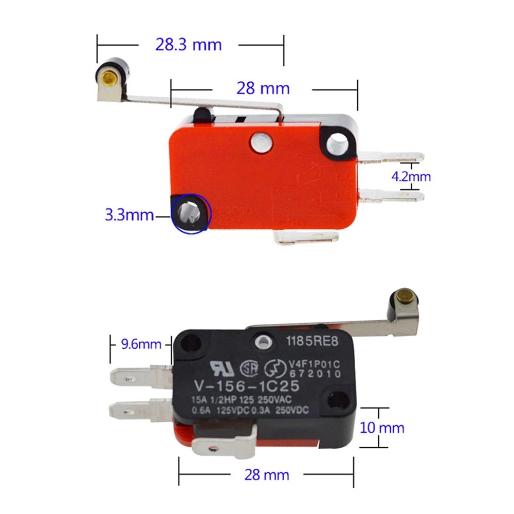 Waterproof micro switch for golf cart Micro switch for ultrasonic equipment Micro switch for feeding machine with wire