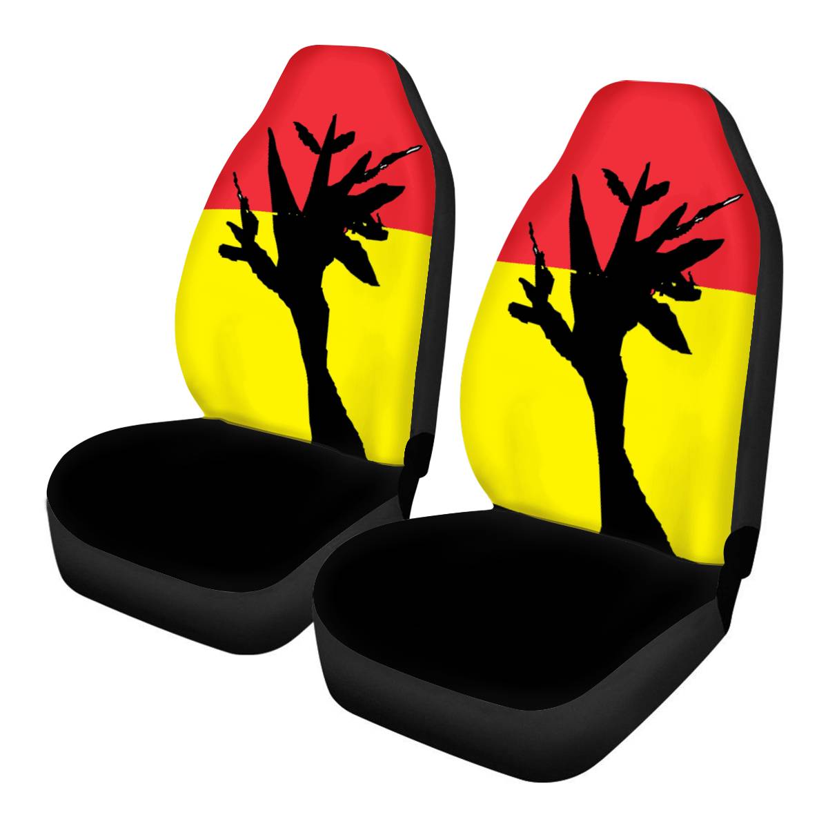 Personalize Custom ublimation products Sunset Printed Universal Car Seat Covers Wholesale vehicle sedan truck SUV seat cover