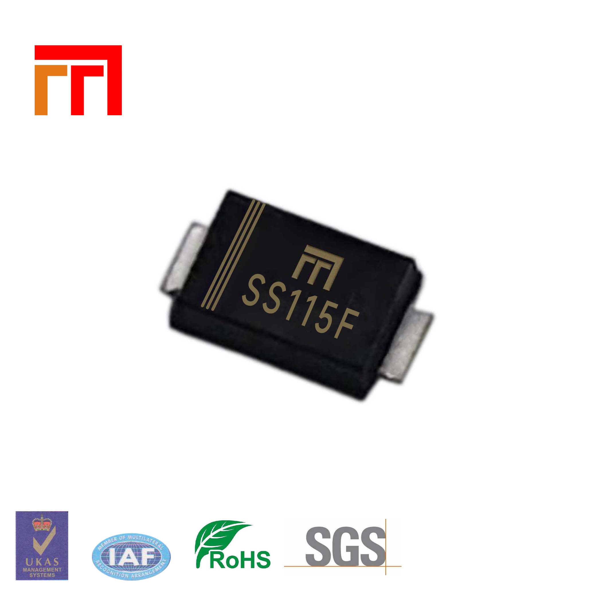 Множество SMD диодов SS115F/SR1150/SK115 Шоттки Барьерный Диод 1 а 150 в SMAF IC tresemme защита от климата интегральная схема