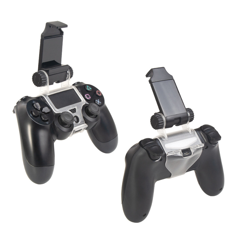 Зажим для контроллера PS4, держатель для телефона, с бесплатным вращением, подставка для геймпада PS4 P4SLIM PRO