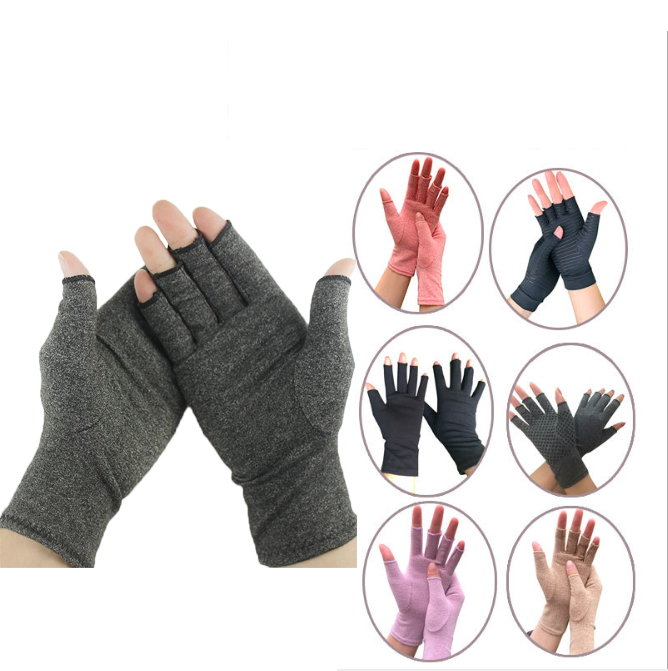 Best Selling Unisex Men Women Pain Relief Fingerless Compression Arthritis Gloves for Women