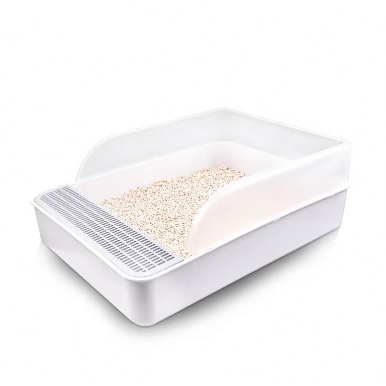 Hot selling semi-enclosed cat litter box special cat litter box pet supplies