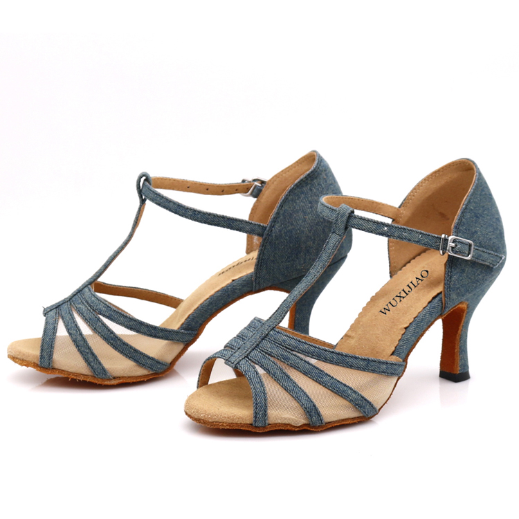 High Quality Ladies Open Toe Comfortable dance shoes Ballroom women latin dance shoes