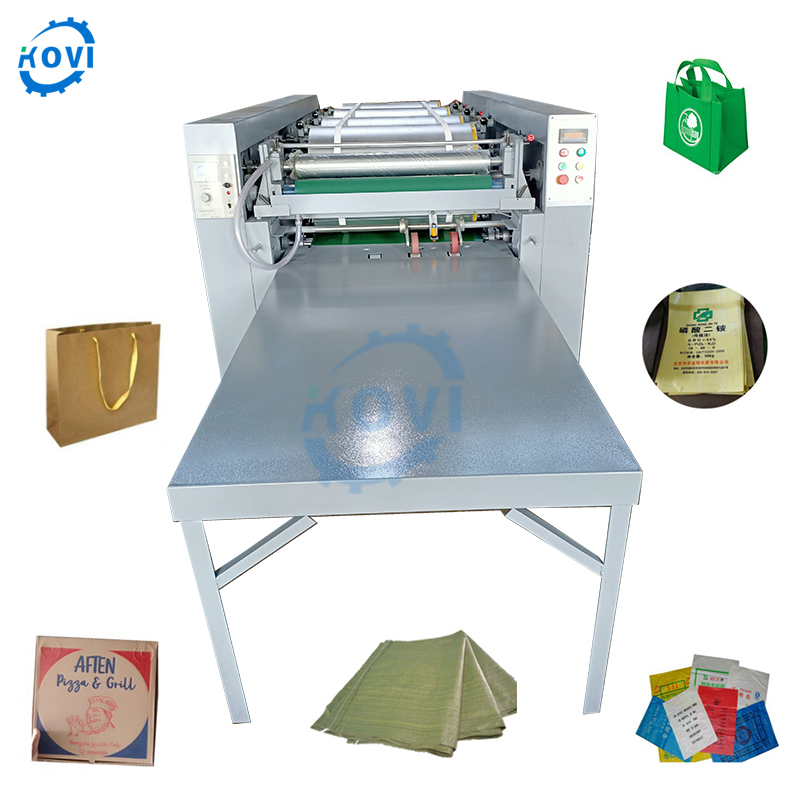 1 Color Automatic Non-woven Bag Flexo Flexographic Offset Flat Screen Printing Machine Plastic and Paper Bag Printer