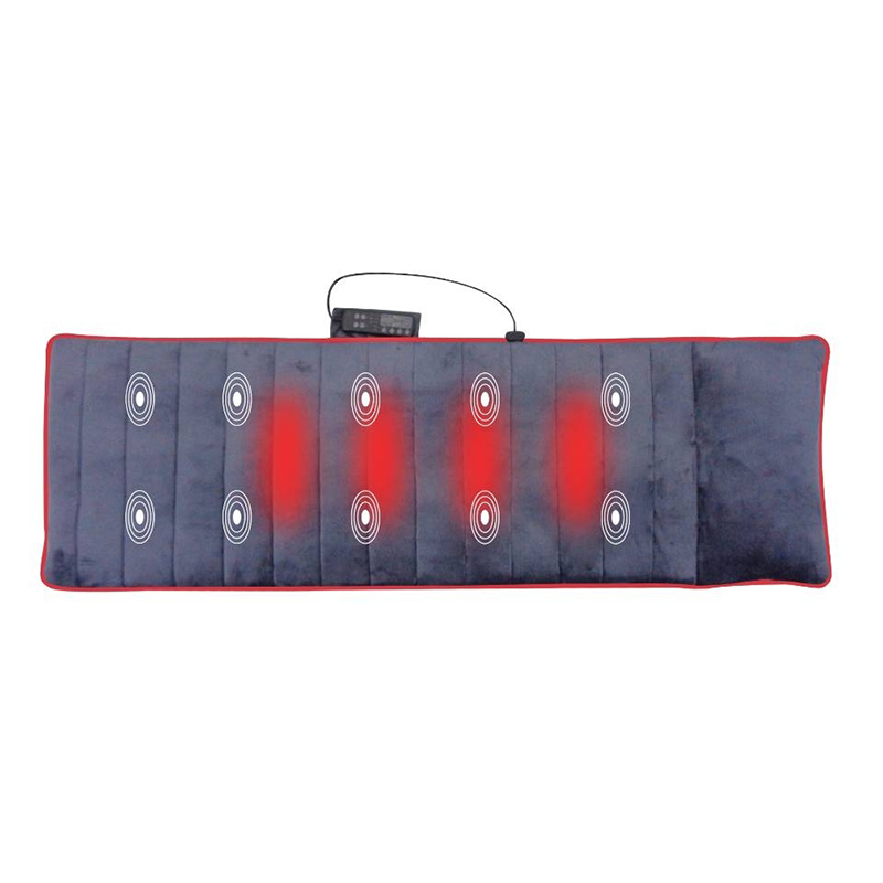 Portable Electric Massage Mattress Mat Massage Mattress bed Short plush
